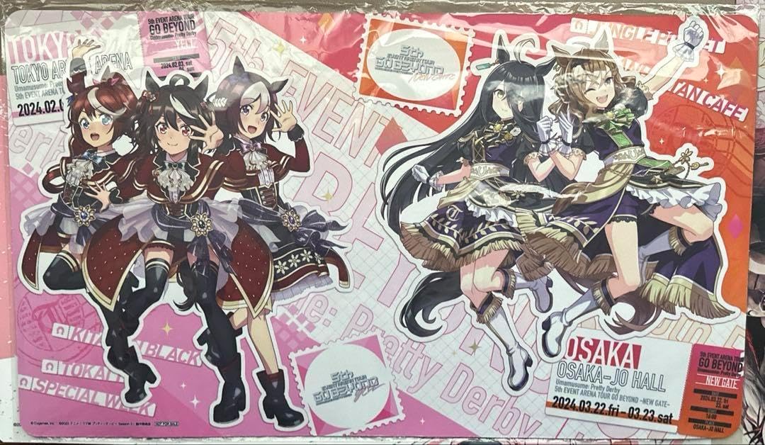 5thイベント Cystore特典プレイマット WISH GAZE ウマ娘 マルチプレイマット ウマ娘 5th Cystore特典プレイマット WISH